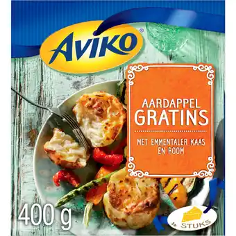 Albert Heijn Aviko Aardappel gratins met emmentaler & room aanbieding