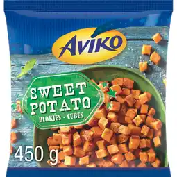 Albert Heijn Aviko Zoete aardappel blokjes aanbieding