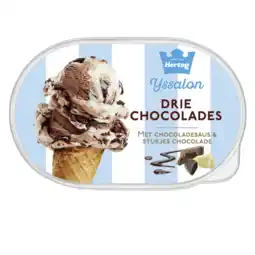 Albert Heijn Hertog Ijssalon drie chocolades aanbieding