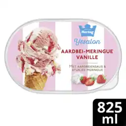 Albert Heijn Hertog Ijssalon aardbei-meringue vanille aanbieding