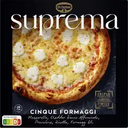 Albert Heijn Dr. Oetker Suprema cinque formaggi aanbieding