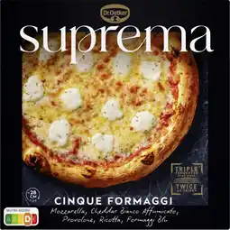 Albert Heijn Dr. Oetker Suprema cinque formaggi aanbieding