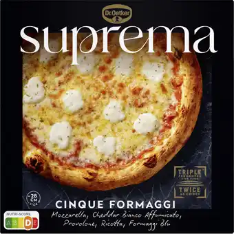 Albert Heijn Dr. Oetker Suprema cinque formaggi aanbieding