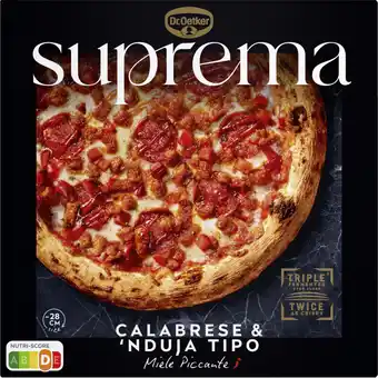 Albert Heijn Dr. Oetker Suprema calabrese & nduja tipo aanbieding