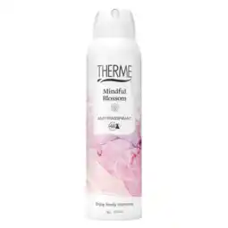 Albert Heijn Therme Mindful blossom anti-transpirant spray aanbieding