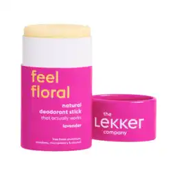 Albert Heijn The Lekker Company Feel floral lavender deodorant stick aanbieding