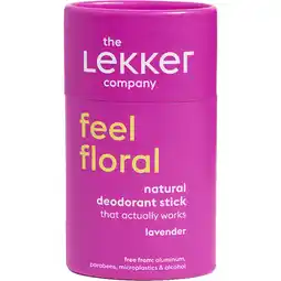 Albert Heijn The Lekker Company Feel floral lavender deodorant stick aanbieding