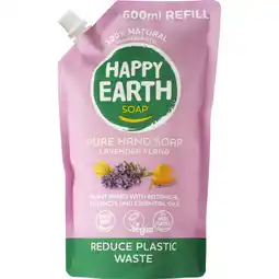 Albert Heijn Happy Earth Pure hand soap lavender ylang refill aanbieding