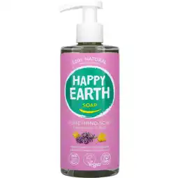 Albert Heijn Happy Earth Pure hand soap lavender ylang aanbieding