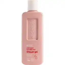 Albert Heijn Seepje Shower gel white peach and cedarwood aanbieding