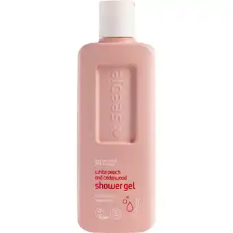 Albert Heijn Seepje Shower gel white peach and cedarwood aanbieding