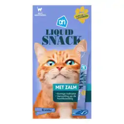 Albert Heijn AH Liquid snack met zalm aanbieding