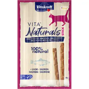 Albert Heijn Vitakraft Vita naturals stick salmon aanbieding