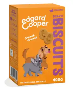 Albert Heijn Edgard & Cooper Bravo hondenkoekjes kip aanbieding