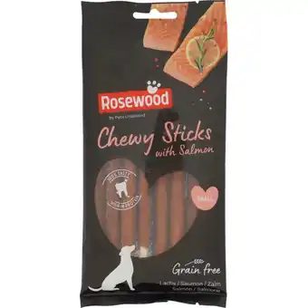 Albert Heijn Rosewood Chewy sticks with salmon small aanbieding