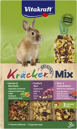 Albert Heijn Vitakraft Kracker konijn groente noten bosbessen aanbieding