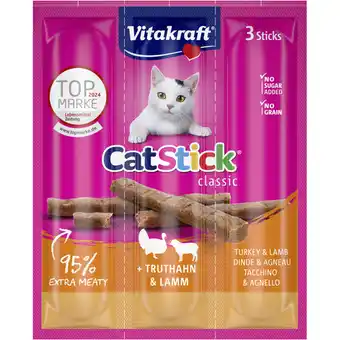 Albert Heijn Vitakraft Catsticks mini kalkoen lam aanbieding