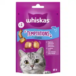 Albert Heijn Whiskas Temptations zalm kattensnacks aanbieding