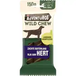 Albert Heijn Adventuros Wild chew met hert hondensnack mini aanbieding