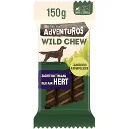 Albert Heijn Adventuros Wild chew met hert hondensnack mini aanbieding