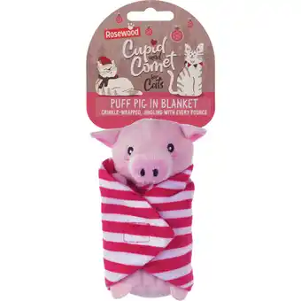 Albert Heijn Rosewood Cupido en ster voor kat varken in deken aanbieding