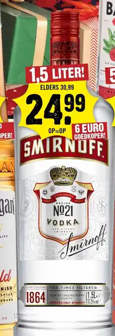 Dirck 3 Smirnoff aanbieding