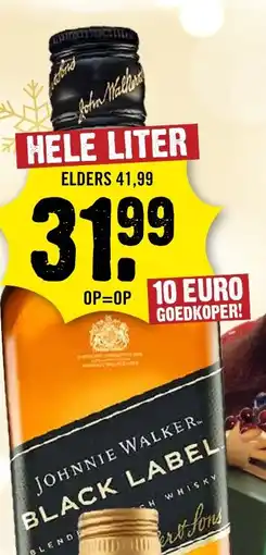 Dirck 3 Johnnie walker black label aanbieding