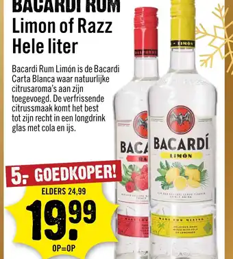 Dirck 3 Bacardi rum aanbieding