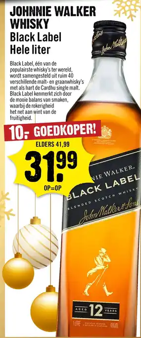 Dirck 3 Johnnie walker whisky aanbieding