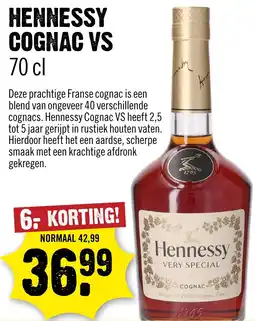 Dirck 3 Hennessy Cognac vs aanbieding