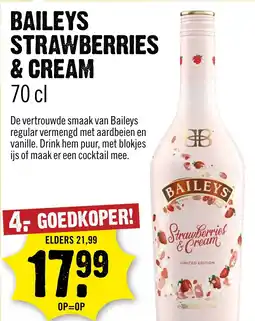 Dirck 3 Baileys Strawberries & cream aanbieding
