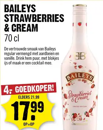 Dirck 3 Baileys Strawberries & cream aanbieding