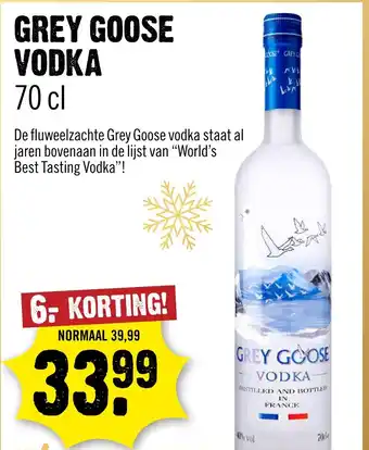 Dirck 3 Grey goose vodka aanbieding