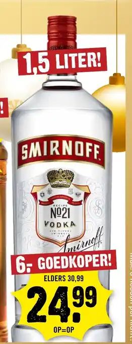 Dirck 3 Smirnoff aanbieding