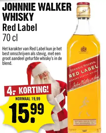 Dirck 3 Johnnie walker whisky aanbieding