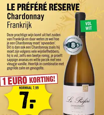 Dirck 3 Le préféré reserve aanbieding