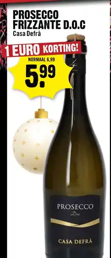 Dirck 3 Prosecco frizzante D.O.C aanbieding