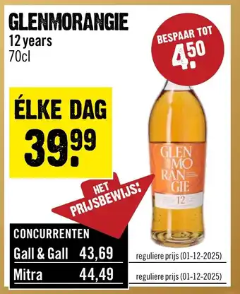 Dirck 3 Glenmorangie aanbieding