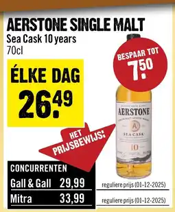 Dirck 3 Aerstone Single Malt aanbieding