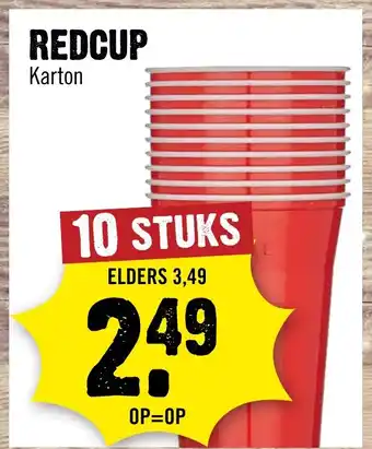 Dirck 3 Redcup aanbieding