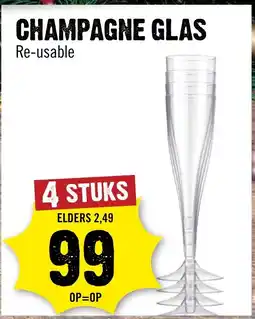 Dirck 3 Champagne Glas aanbieding