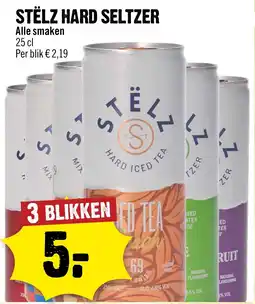Dirck 3 Stëlz hard seltzer aanbieding