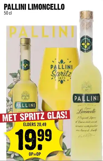 Dirck 3 Pallini Limoncello aanbieding