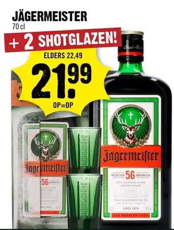 Dirck 3 Jägermeister aanbieding