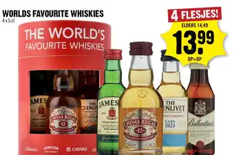 Dirck 3 Worlds favourite whiskies aanbieding