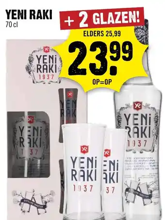 Dirck 3 Yeni raki aanbieding