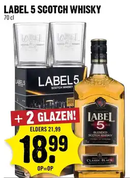 Dirck 3 Label 5 Scotch whisky aanbieding