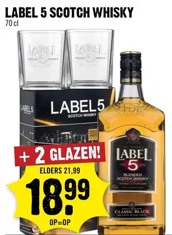 Dirck 3 Label 5 Scotch whisky aanbieding