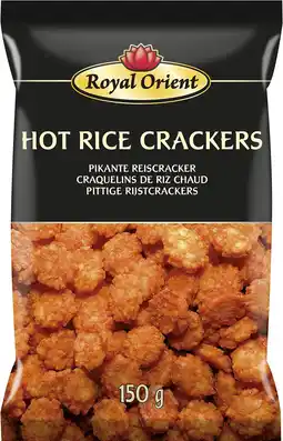 Amazon Royal Orient Pittig Rijst Crackers 150 g aanbieding