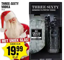 Dirck 3 Three Sixty vodka aanbieding